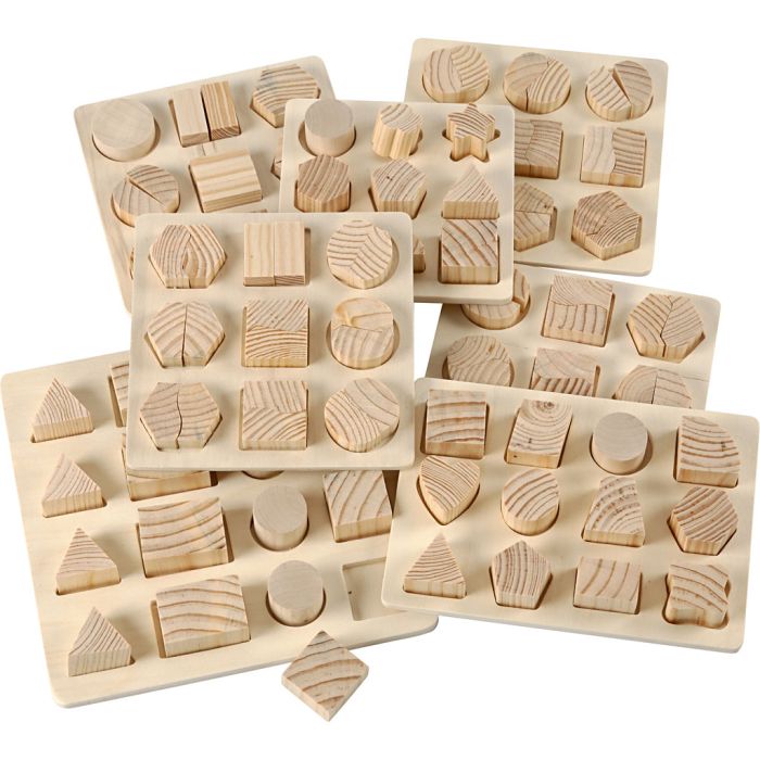 Jigsaw Puzzle, size 12,5x12,5-19,5x19,5 cm, 7 pc/ 1 pack