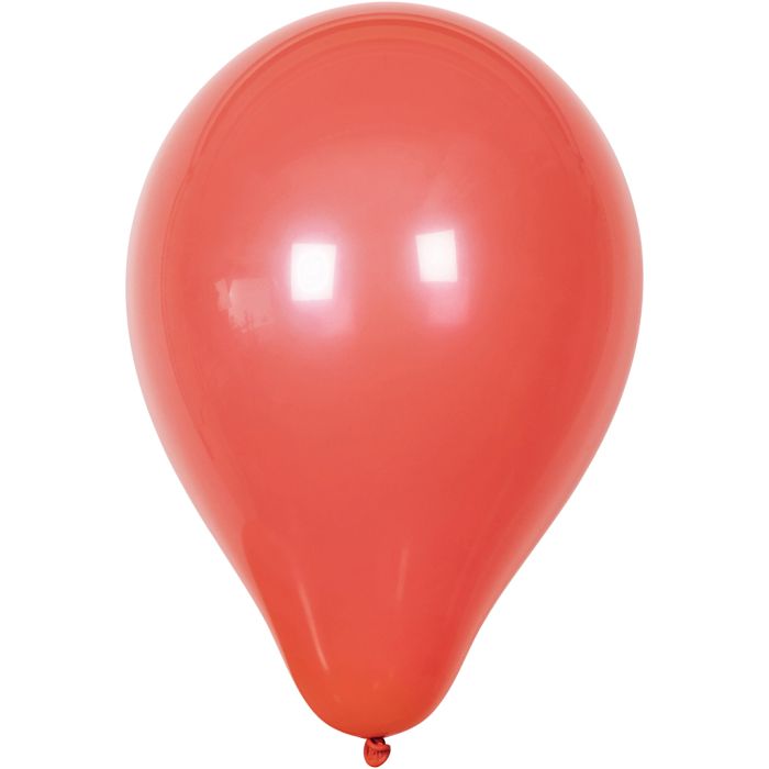 Balloons, dia. 23 cm, round, red, 10 pc/ 1 pack