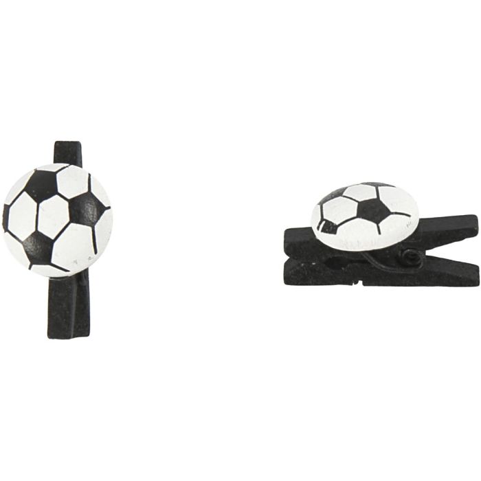 Football Peg, size 14x25 mm, thickness 12 mm, black, 10 pc/ 1 pack