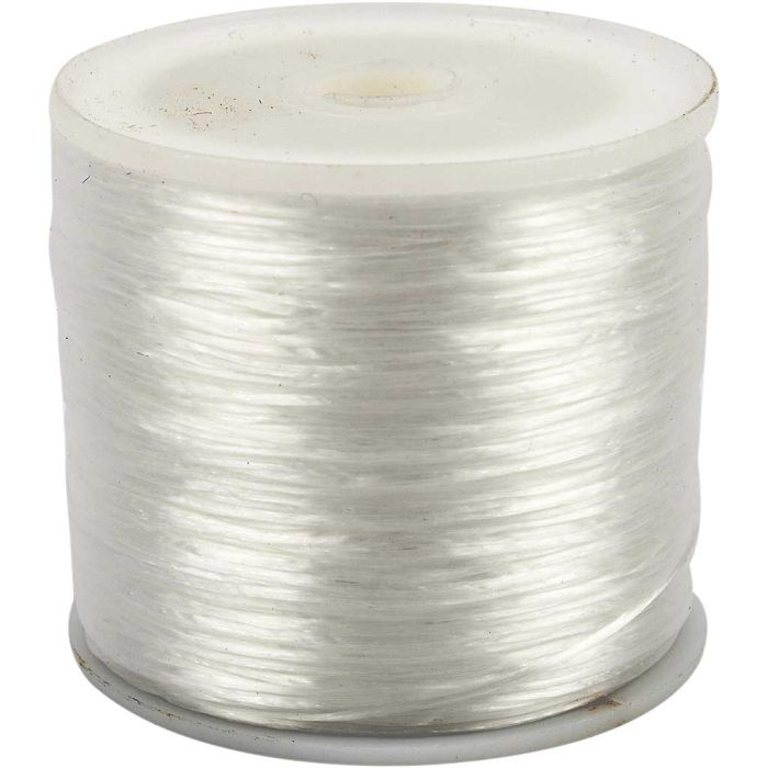 Elastic Cord, flat, thickness 1 mm, 100 m/ 1 roll