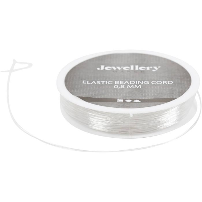 Elastic Cord, round, thickness 0,8 mm, 10 m/ 1 roll