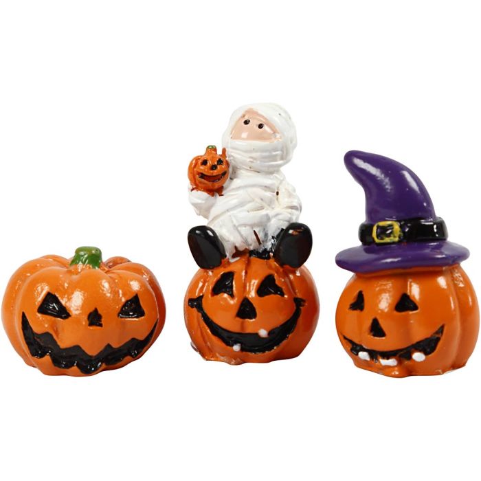 Miniature figurines, H: 1,5-3,5 cm, L: 2 cm, W: 2 cm, 3 pc/ 1 pack