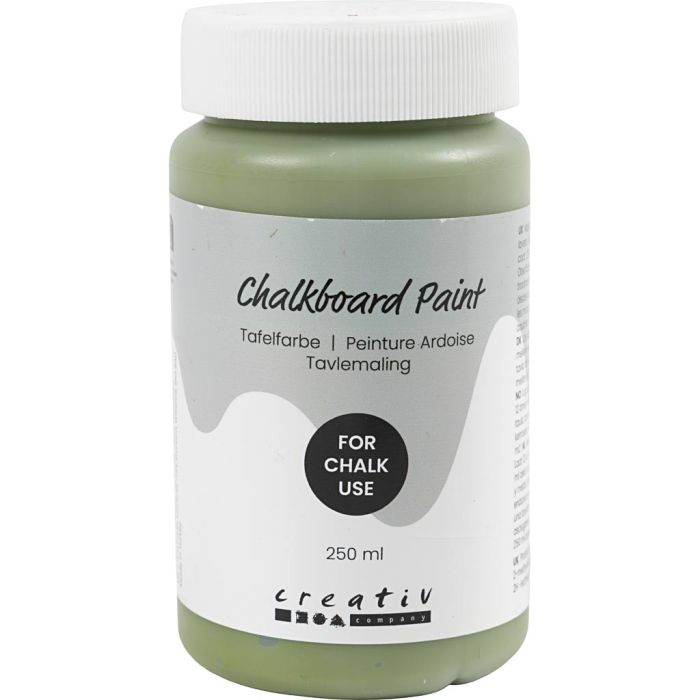 Chalkboard Paint, green, 250 ml/ 1 bottle