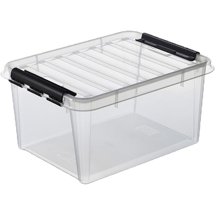Storage box with lid, size 50x39x26 cm, 32 L, 1 pc