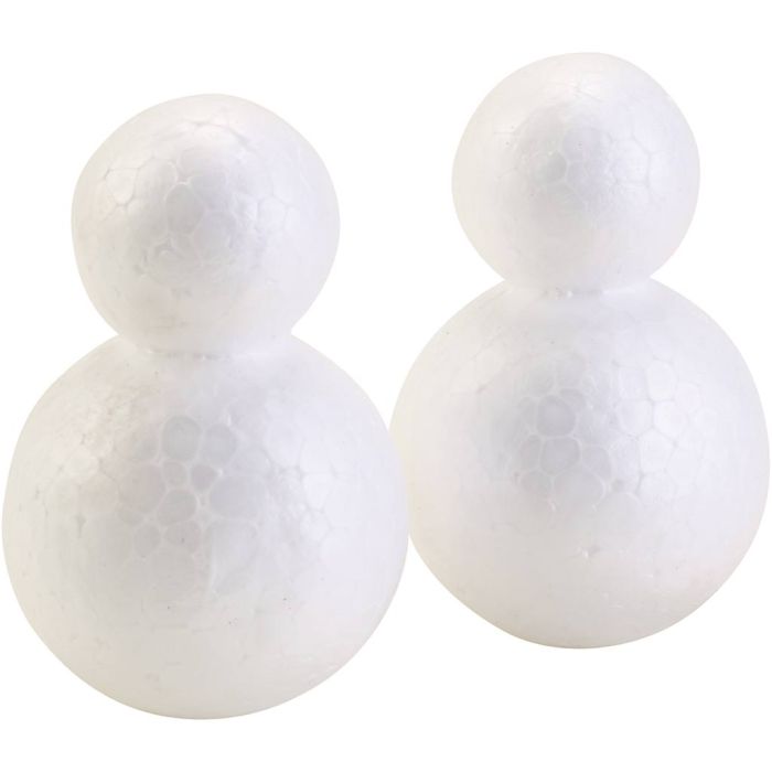 Polystyrene figures, H: 6.5 cm, 50 pc/ 1 pack