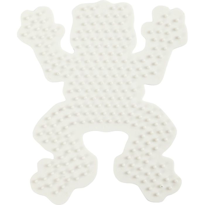 Bead board / pegboard, frog, size 10 cm, medium, 1 pc