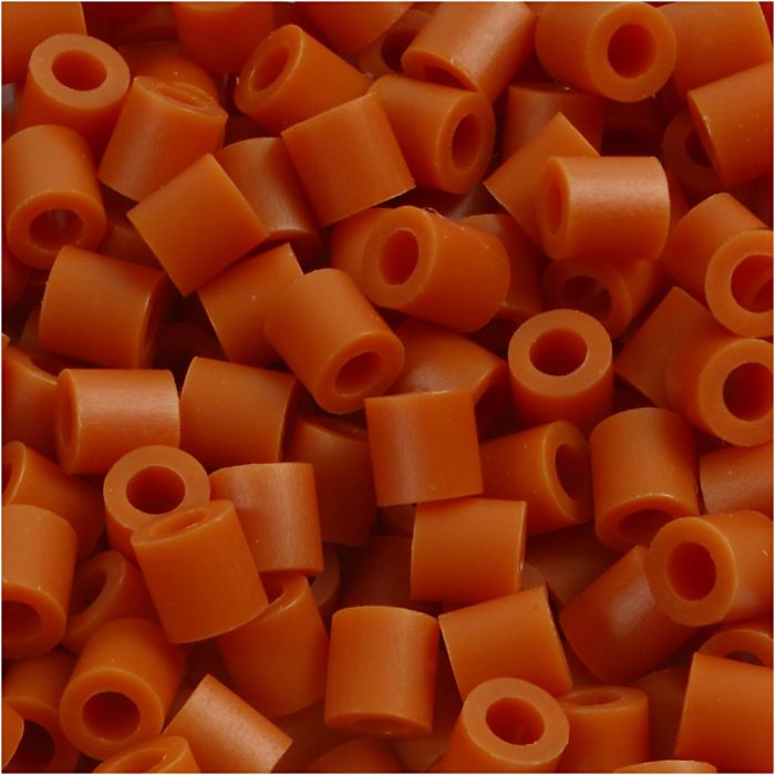 PhotoPearls, size 5x5 mm, hole size 2,5 mm, medium, redbrown (5), 1100 pc/ 1 pack