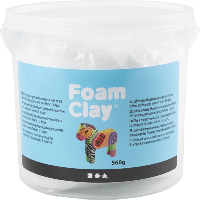 Foam Clay®, white, 560 g/ 1 bucket