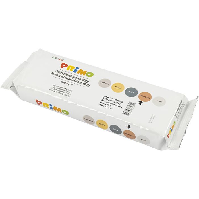 Self-Hardening Clay, terracotta, 1000 g/ 1 pack
