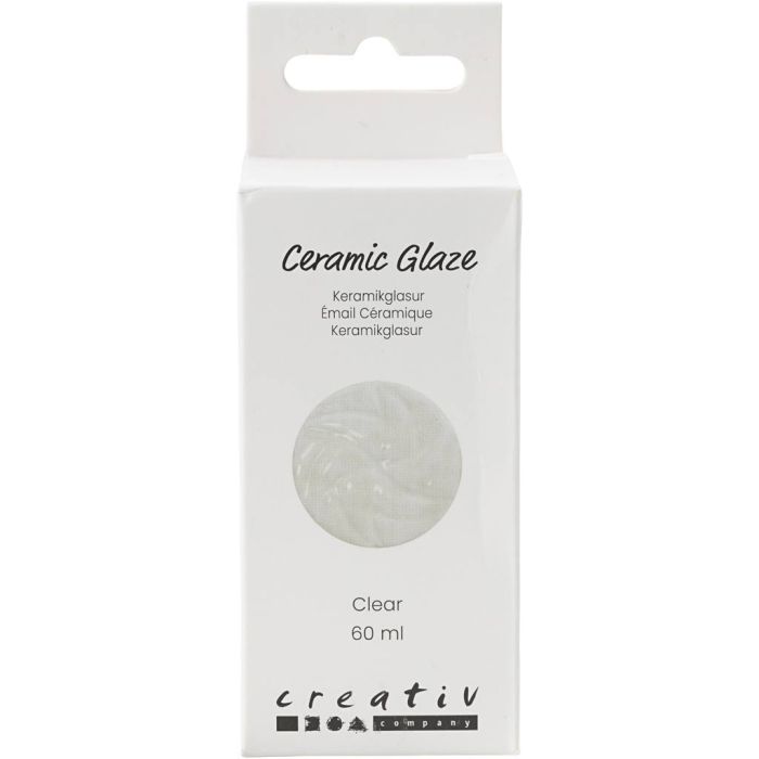 Ceramic Glaze, 984-1101 °C, transparent, clear, 60 ml/ 1 tub