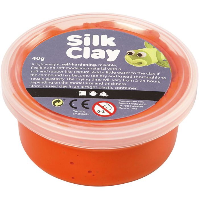 Silk Clay®, orange, 40 g/ 1 tub
