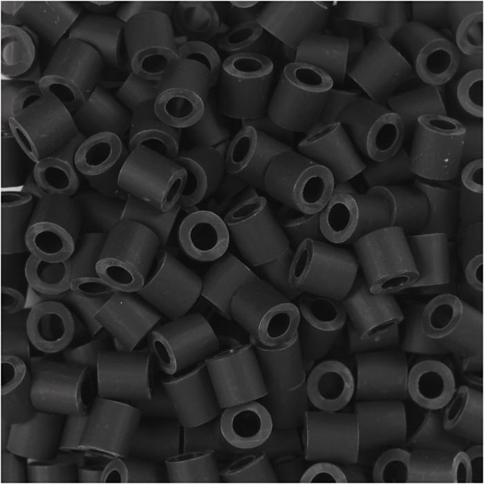 NABBI BioBeads, size 5x5 mm, hole size 2,5 mm, medium, black, 3000 pc/ 1 pack