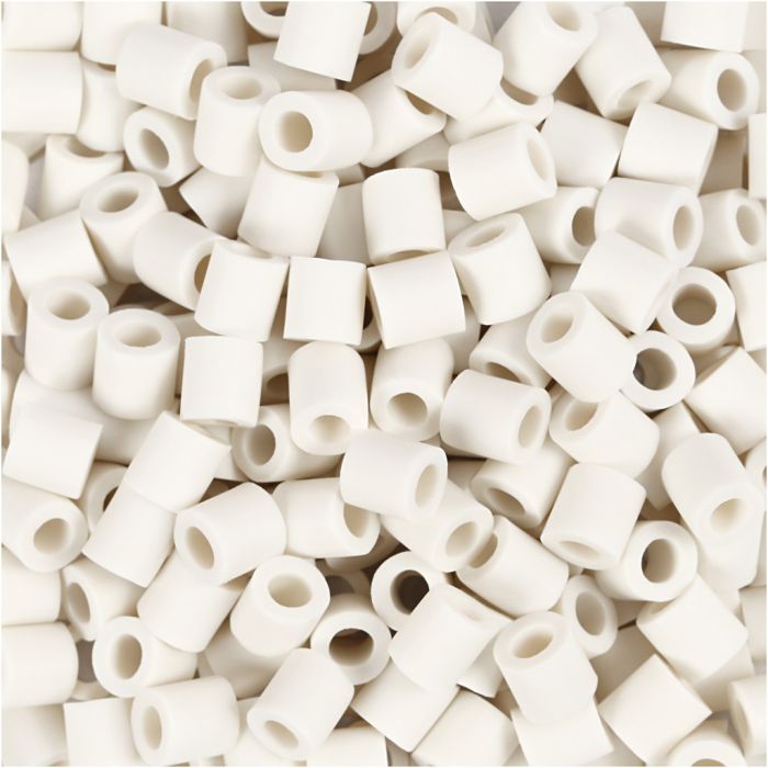 NABBI BioBeads, size 5x5 mm, hole size 2,5 mm, medium, white, 3000 pc/ 1 pack