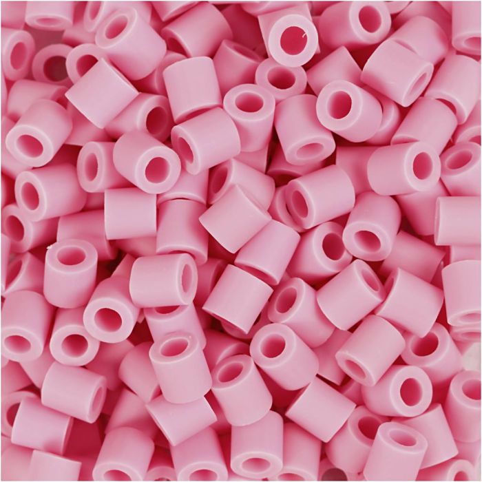 NABBI BioBeads, size 5x5 mm, hole size 2,5 mm, medium, rose, 1000 pc/ 1 pack