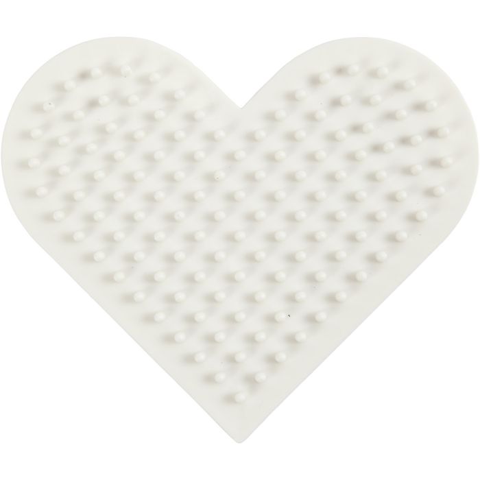 NABBI BioBeads Pegboard, small heart, size 7x8,5 cm, medium, 1 pc