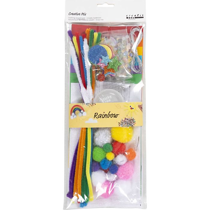 Crafting assortment, Rainbow, 1 pack