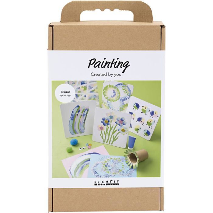 Craft Kit Painting, assorted colours, 1 pack