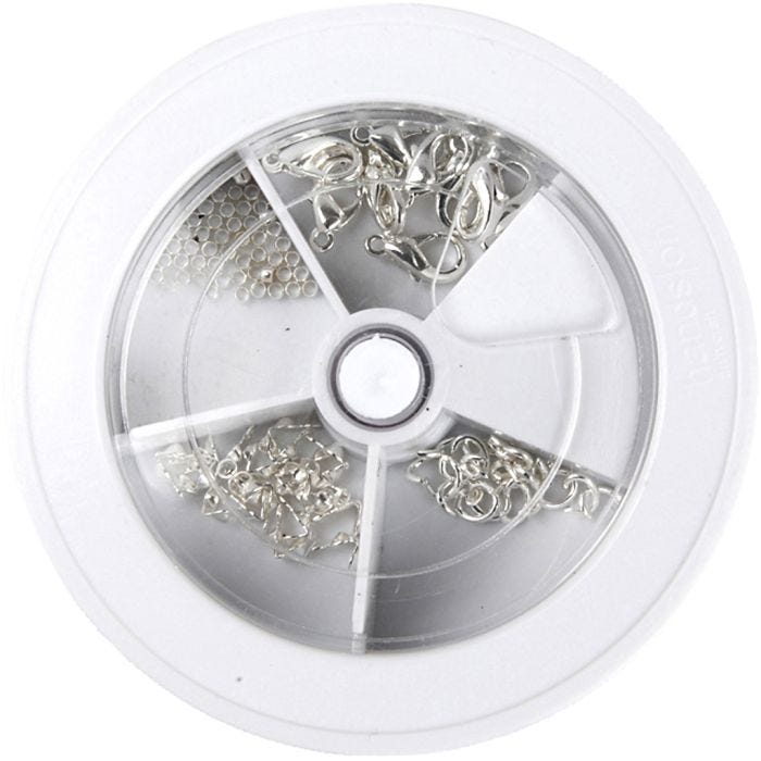 Jewellery Starter Kit, silver-plated, 1 set