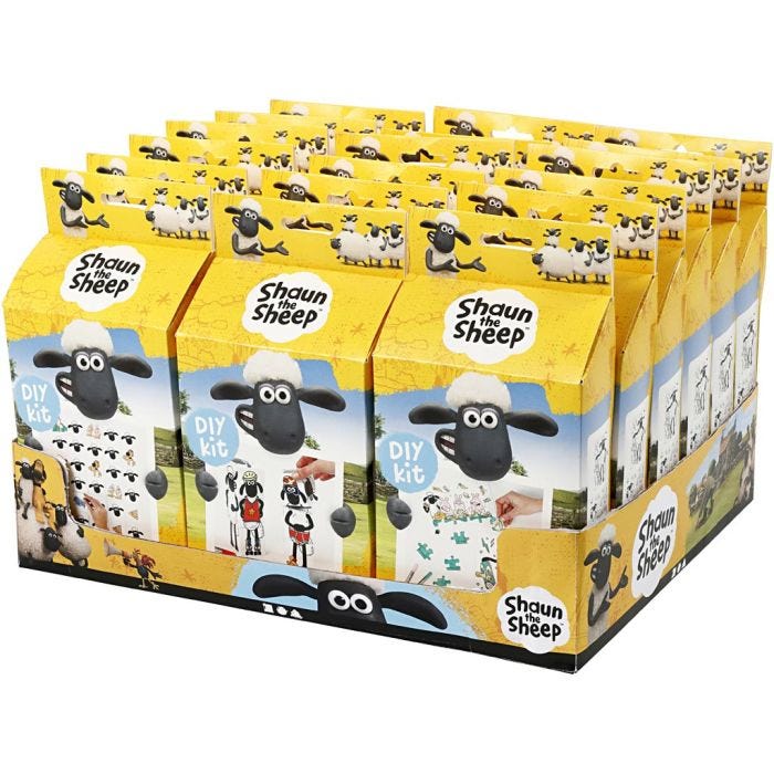 Table display with material kits, 18 set/ 1 pack