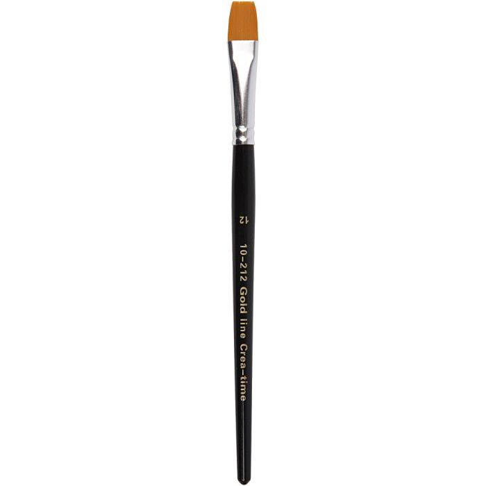 Nylon Brushes, 11, L: 19 cm, W: 9 mm, flat, 6pc/ 1 pack