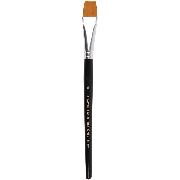 Nylon Brushes, no. 16, L: 19 cm, W: 17 mm, 6 pc/ 1 pack