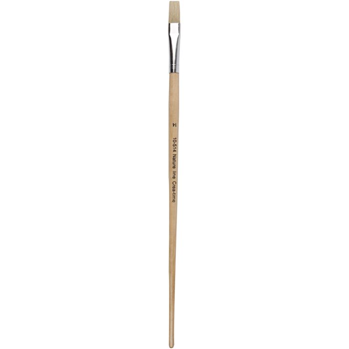 Nature Line Brushes, 14, L: 32 cm, W: 12 mm, long handles, 12pc/ 1 pack
