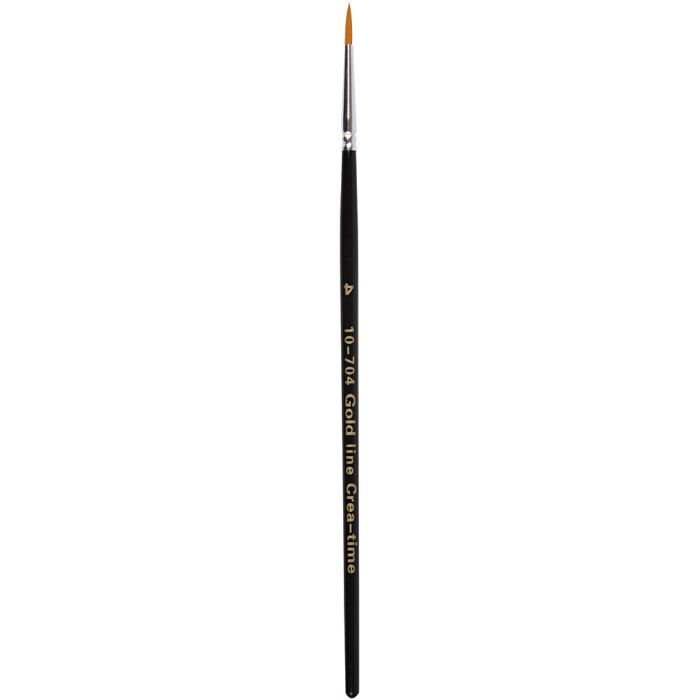 Nylon Brushes, no. 4, L: 17 cm, W: 2,5 mm, round, 12 pc/ 1 pack