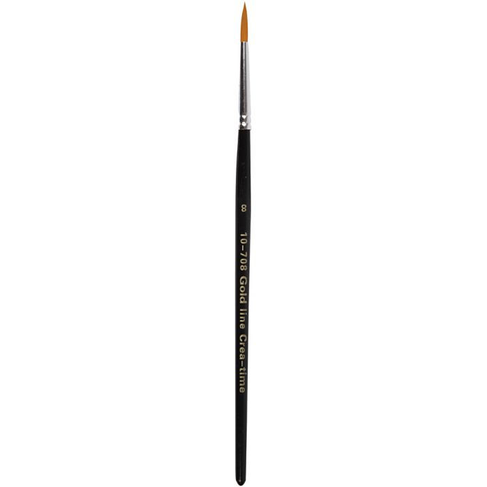 Nylon Brushes, 8, L: 18,5 cm, W: 3 mm, round, 12 pc/ 1 pack
