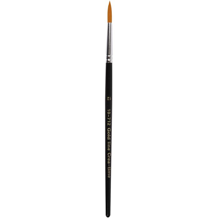 Nylon Brushes, 12, L: 18,5 cm, W: 5 mm, round, 6pc/ 1 pack