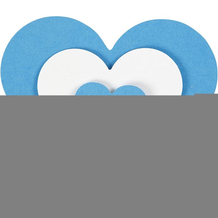 Craft Punch Set, heart, size 25+49+75 mm, 3 pc/ 1 pack