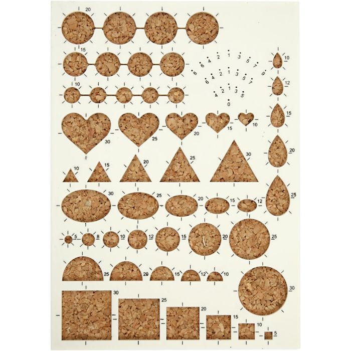 Quilling Board, size 21x15 cm, 1 pc