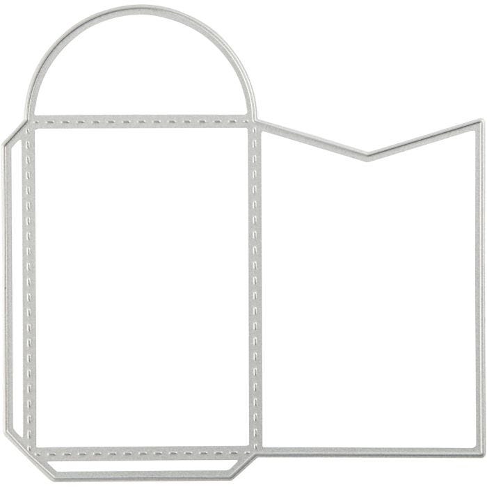 Die Cut and Embossing Folder, envelope, size 8,5x5,5 cm, 1 pc