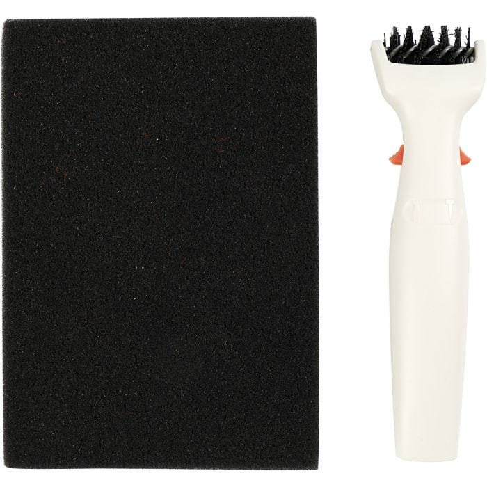 Die Brush &amp; Foam Pad, size 4x15,5 cm, 1 pc