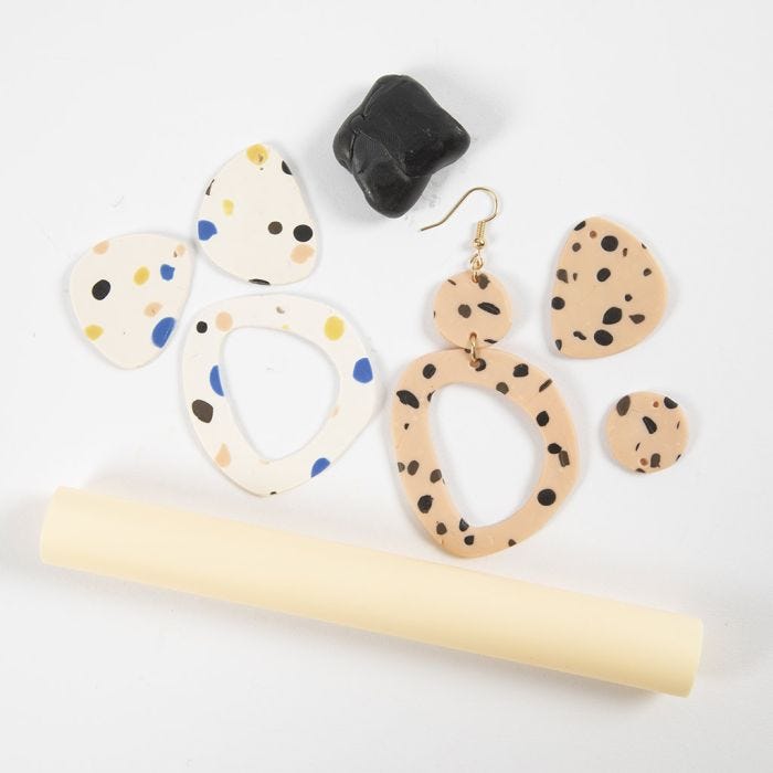 How to make terrazzo flakes in fine clay polymer