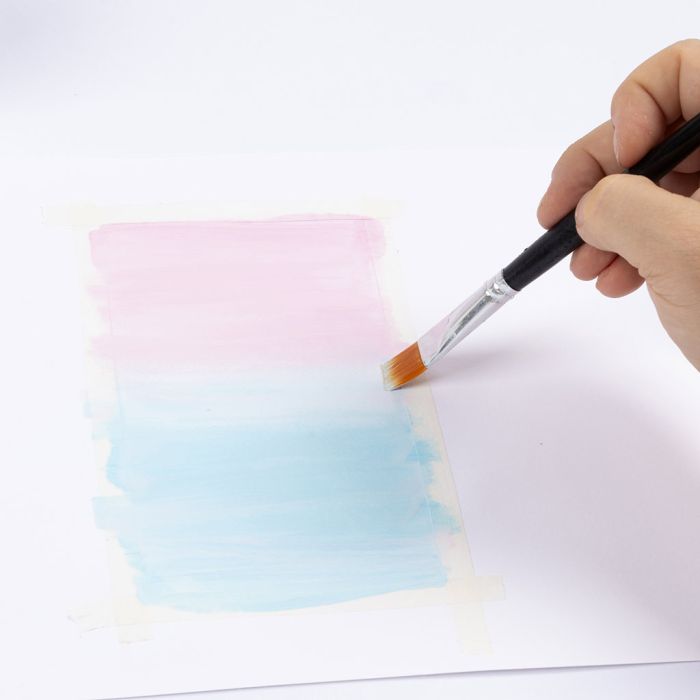 How to paint gradations with gouache