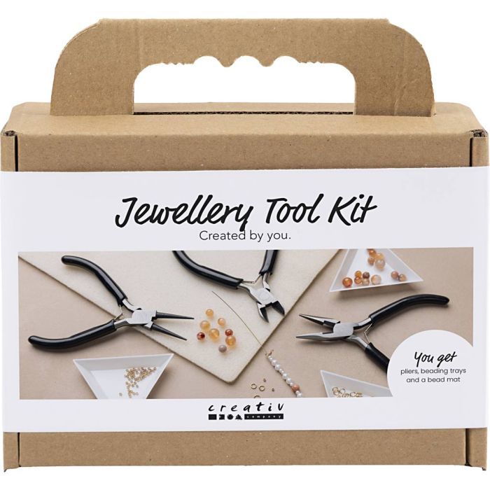 Jewellery Tool Kit, L: 10+11+12 cm, 1 set/ 1 pack