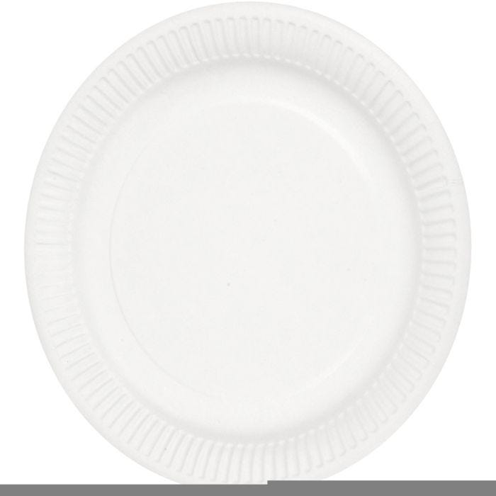 Paper Plates, dia. 23 cm, 100 pc/ 1 pack