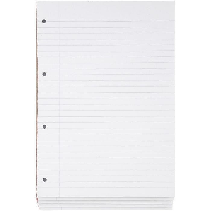 Writing Pads, nines, A4, size 21x29,7 cm, 5 pc/ 1 pack