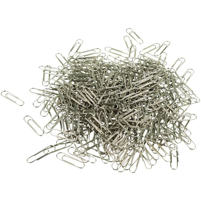 Paper Clips, L: 28 mm, 1000 pc/ 1 pack