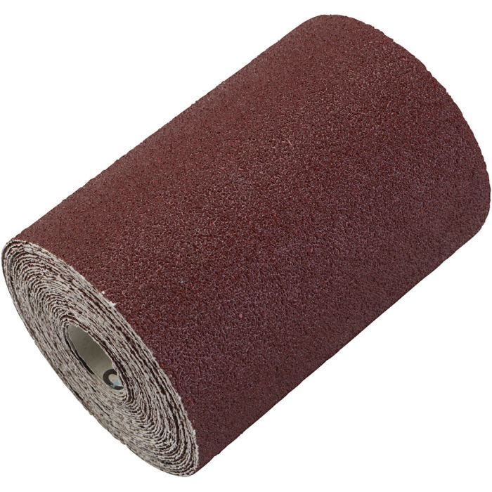 Sandpaper, Grit 80, W: 11,5 cm, 5 m/ 1 roll
