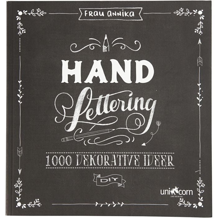 Hand Lettering - 1000 Ideas, size 22x23 cm, thickness 2 cm, Number of pages 143, 1 pc