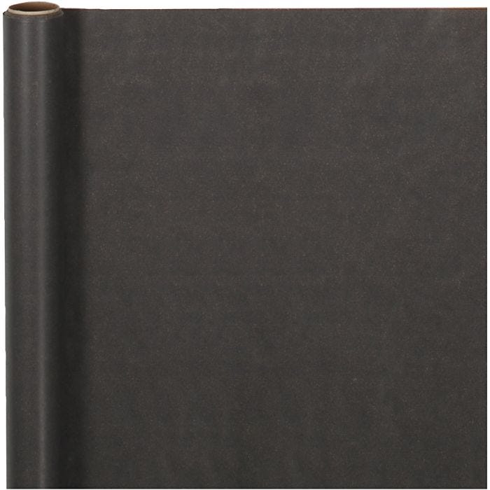 Wrapping Paper, W: 50 cm, 60 g, black, 5 m/ 1 roll