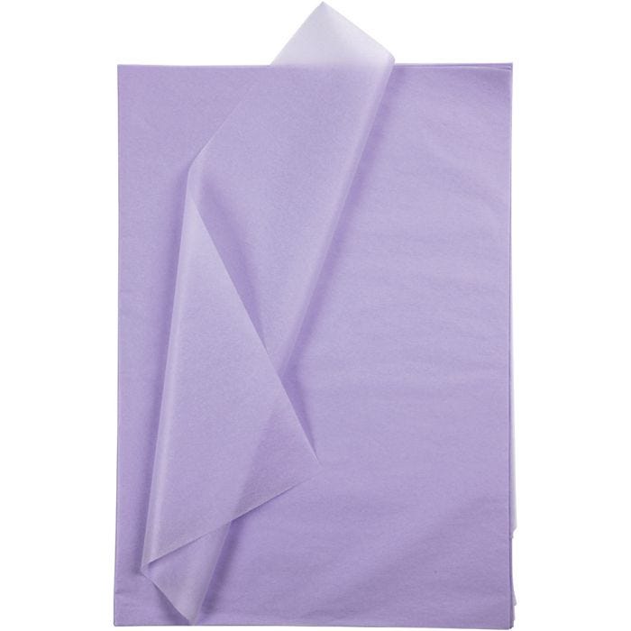Tissue Paper, sheet 50x70 cm, 17 g, light lilac, 10 sheet/ 1 pack