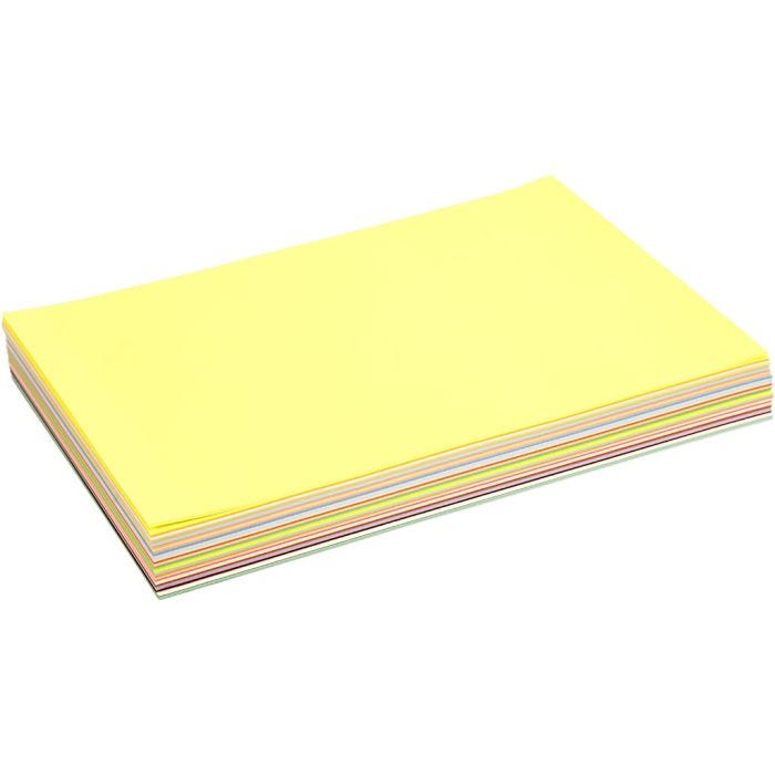 Creativ Paper, A4, sheet 210x297 mm, 80 g, assorted colours, 280 ass sheets/ 1 pack