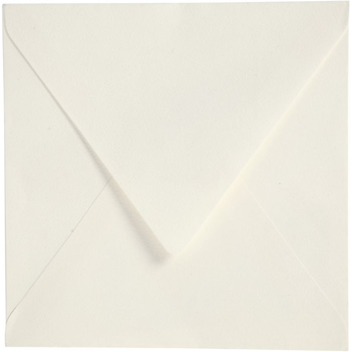 Envelopes, envelope size 16x16 cm, 120 g, off-white, 50 pc/ 1 pack
