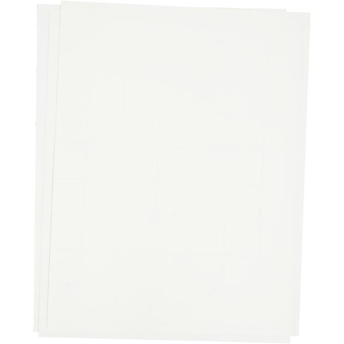 Transfer Sheet, sheet 21,5x28 cm, for dark and light textiles, white, 3 sheet/ 1 pack