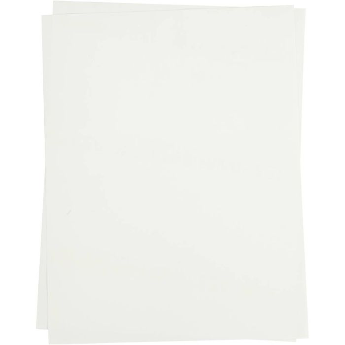 Transfer Sheet, sheet 21,5x28 cm, for light textiles, transparent, 5 sheet/ 1 pack