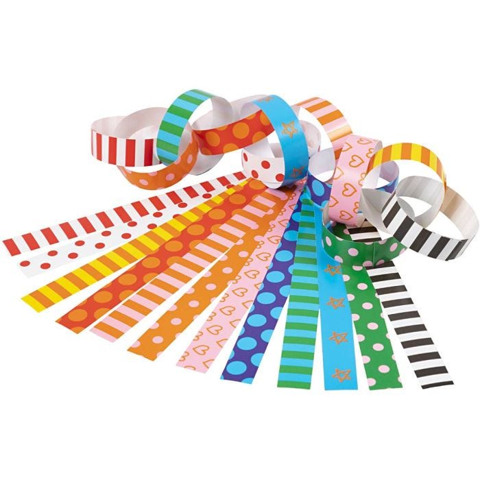 Paper Chains, Pattern, 16 cm, 15 mm, 2400pc/ 1 pack