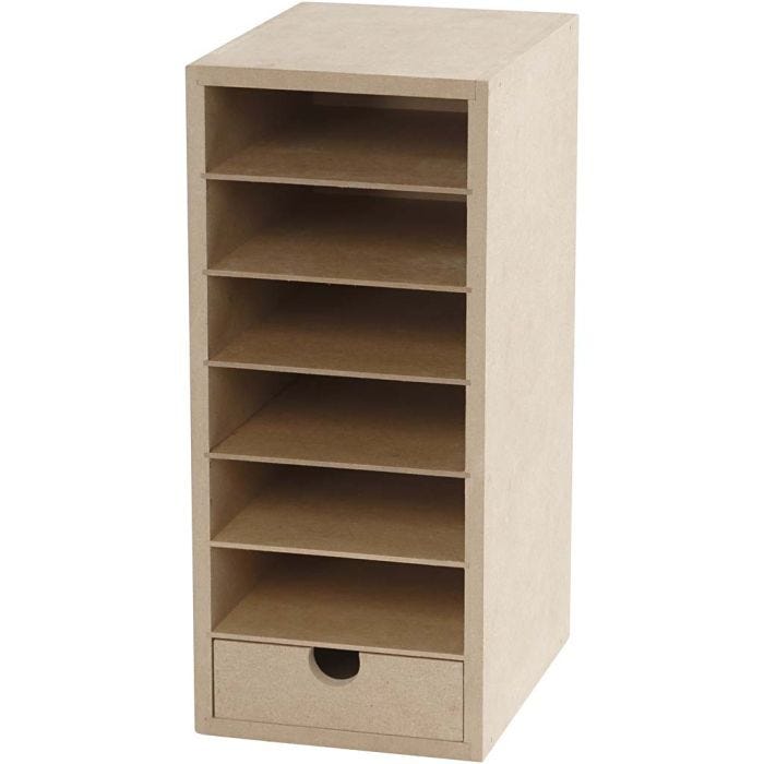 Paper Storage Unit, H: 31,5 cm, D. 18 cm, W: 14 cm, A6, 1 pc