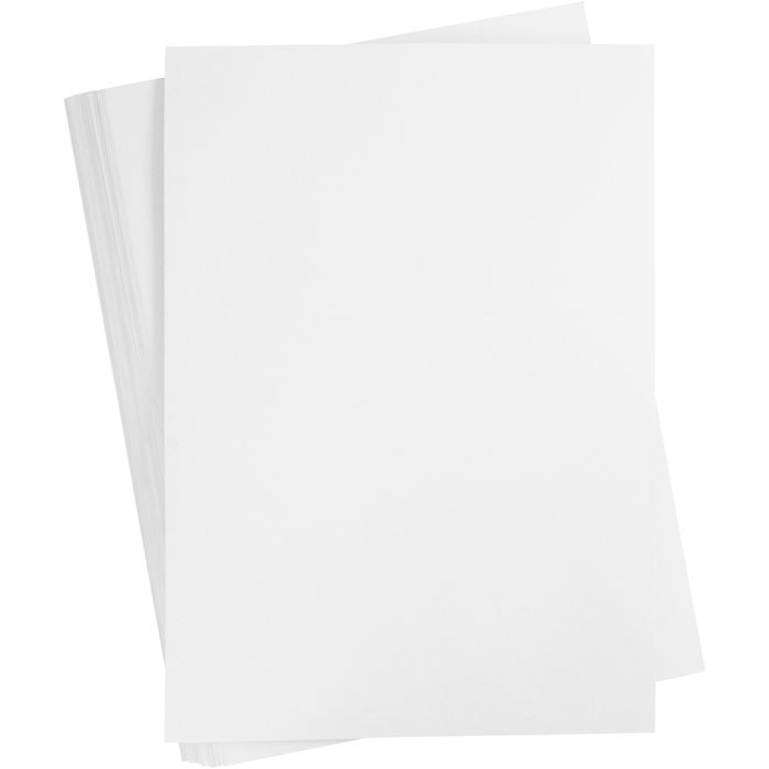 Card, A2, sheet 420x594 mm, 180 g, white, 100 sheet/ 1 pack